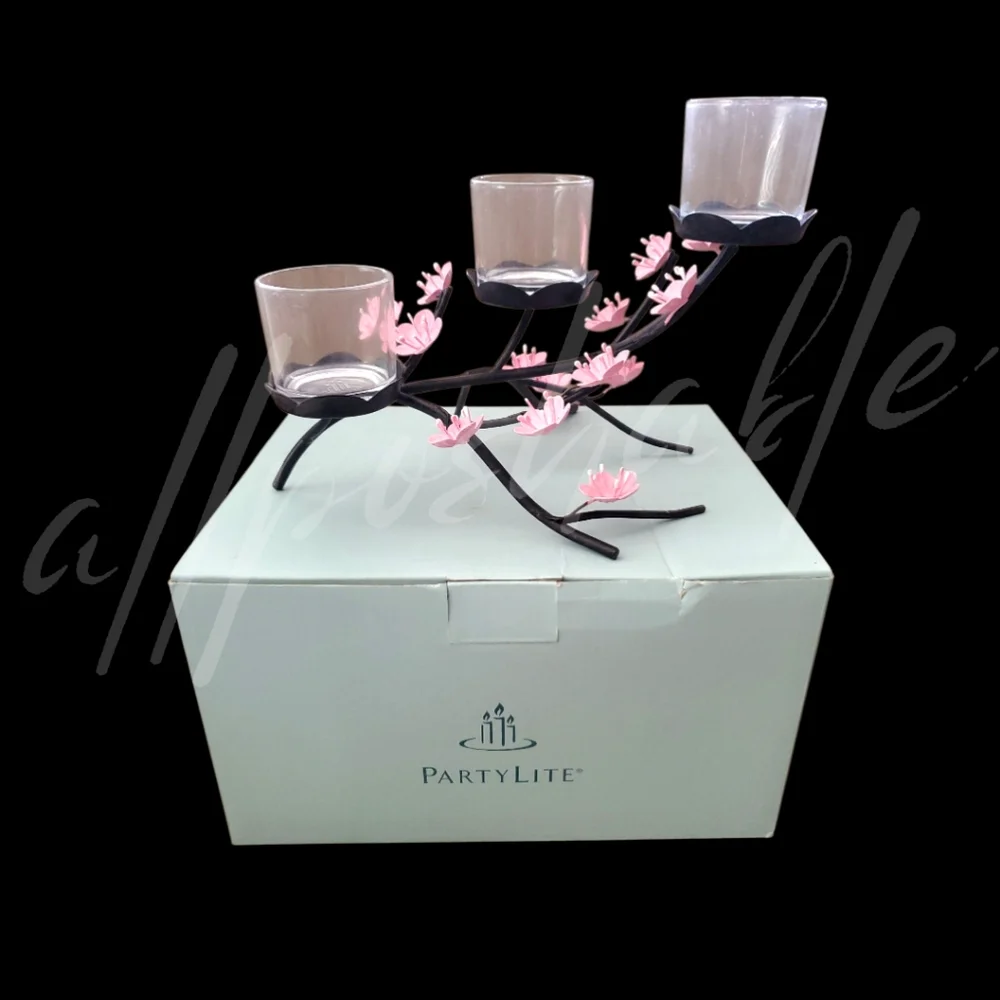 PartyLite Cherry Blossom Centerpiece