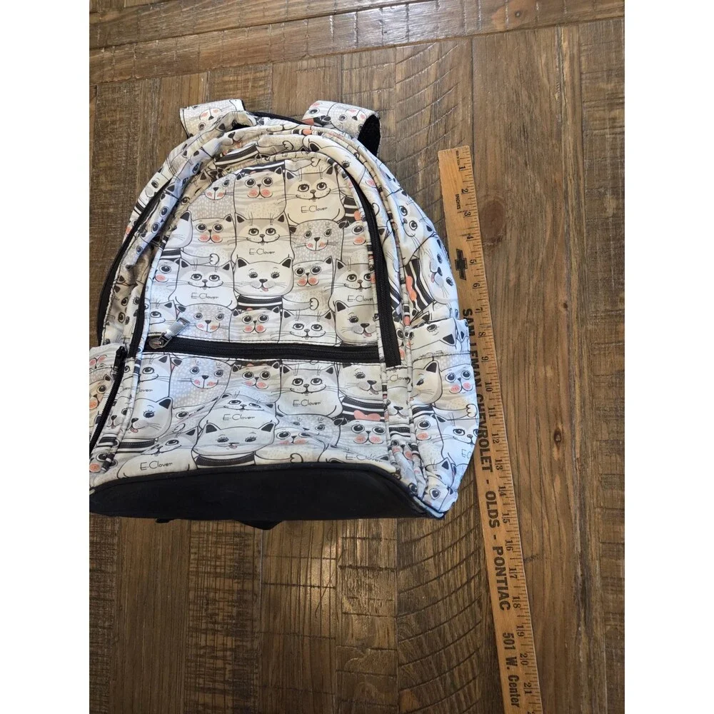 Cat Backpack for Girls Boys Cute School Bookbags with Removable Shoulder Bag...