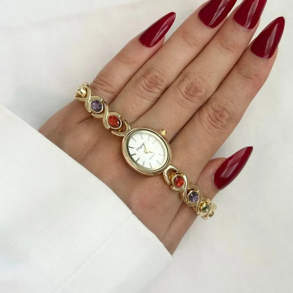 Vintage Inspired Luxury Gold Watch