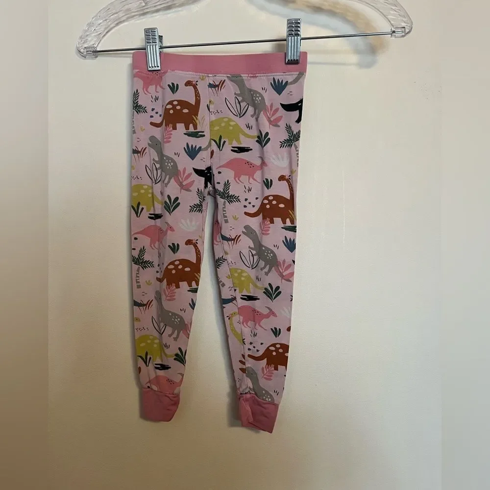 Little Sleepies Pink Dinosaur Pajama Bottoms