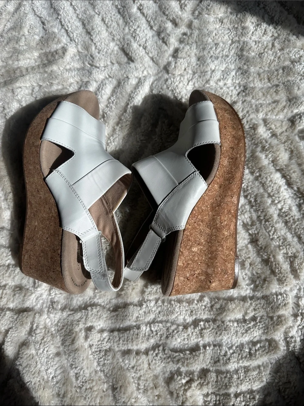 Clarks style white