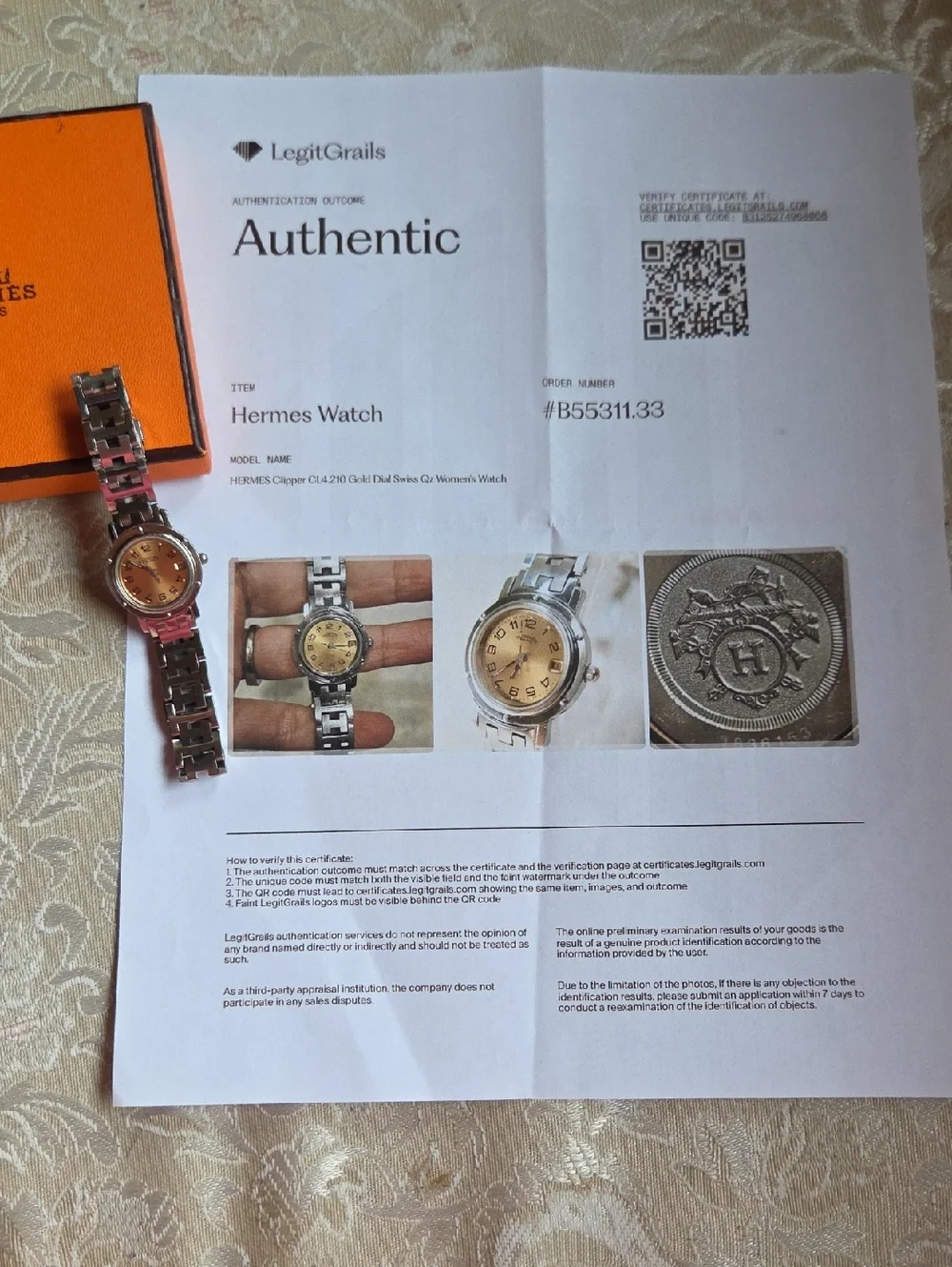 Hermes stylish watch