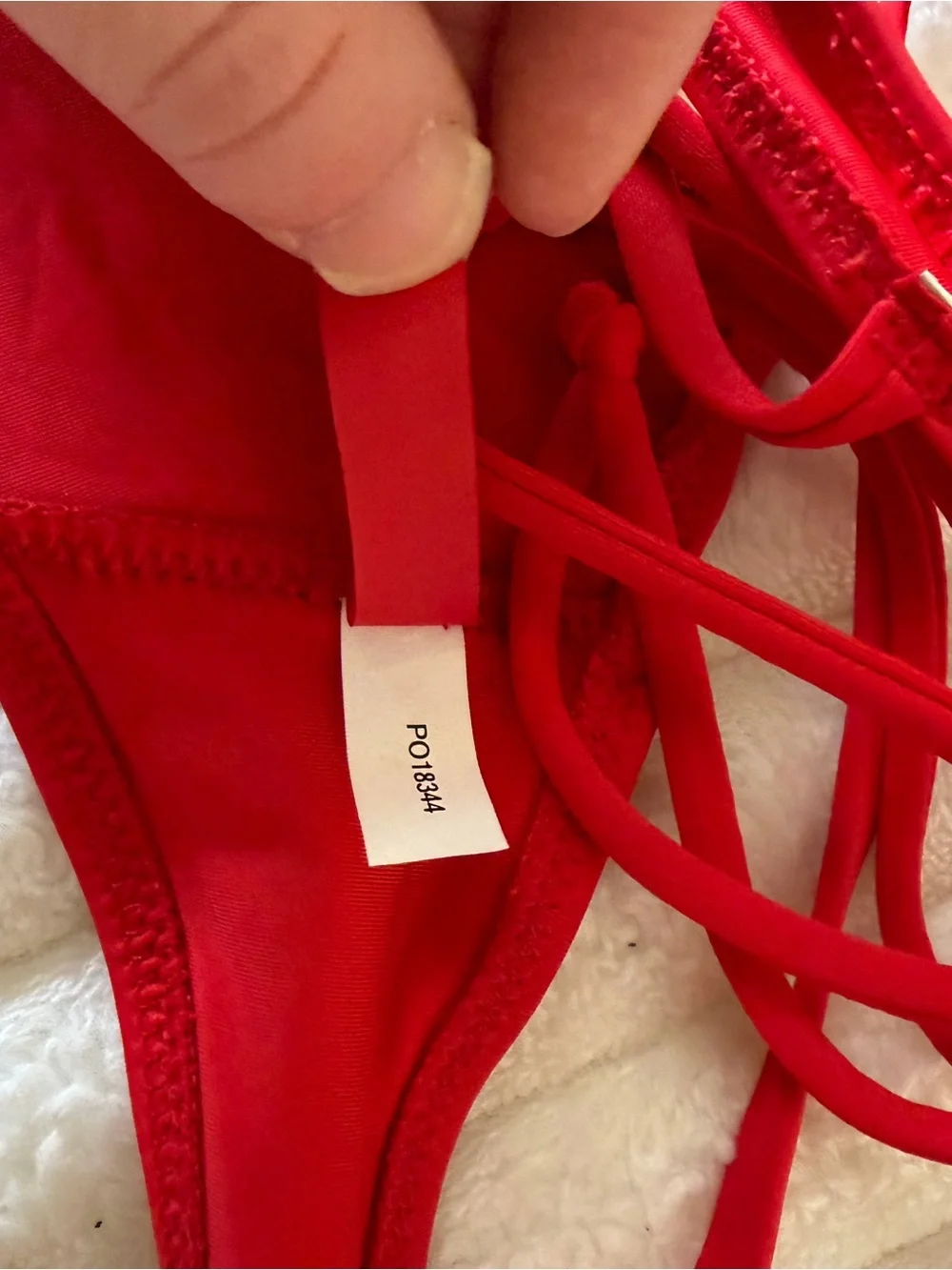 SKIMS bold red