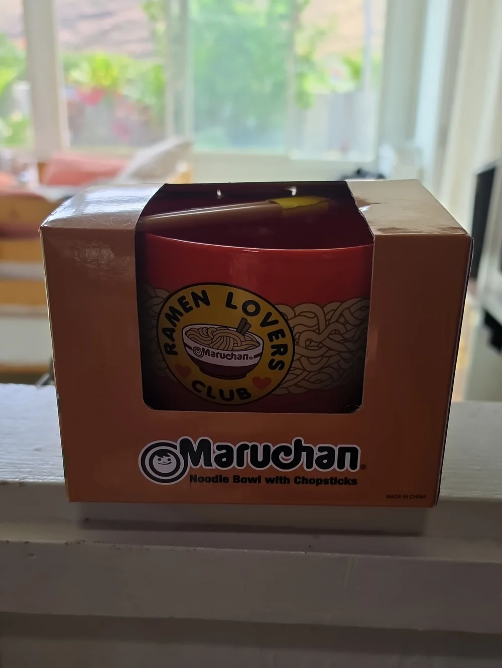 Maruchan Ramen Noodle Bowl with Chopsticks