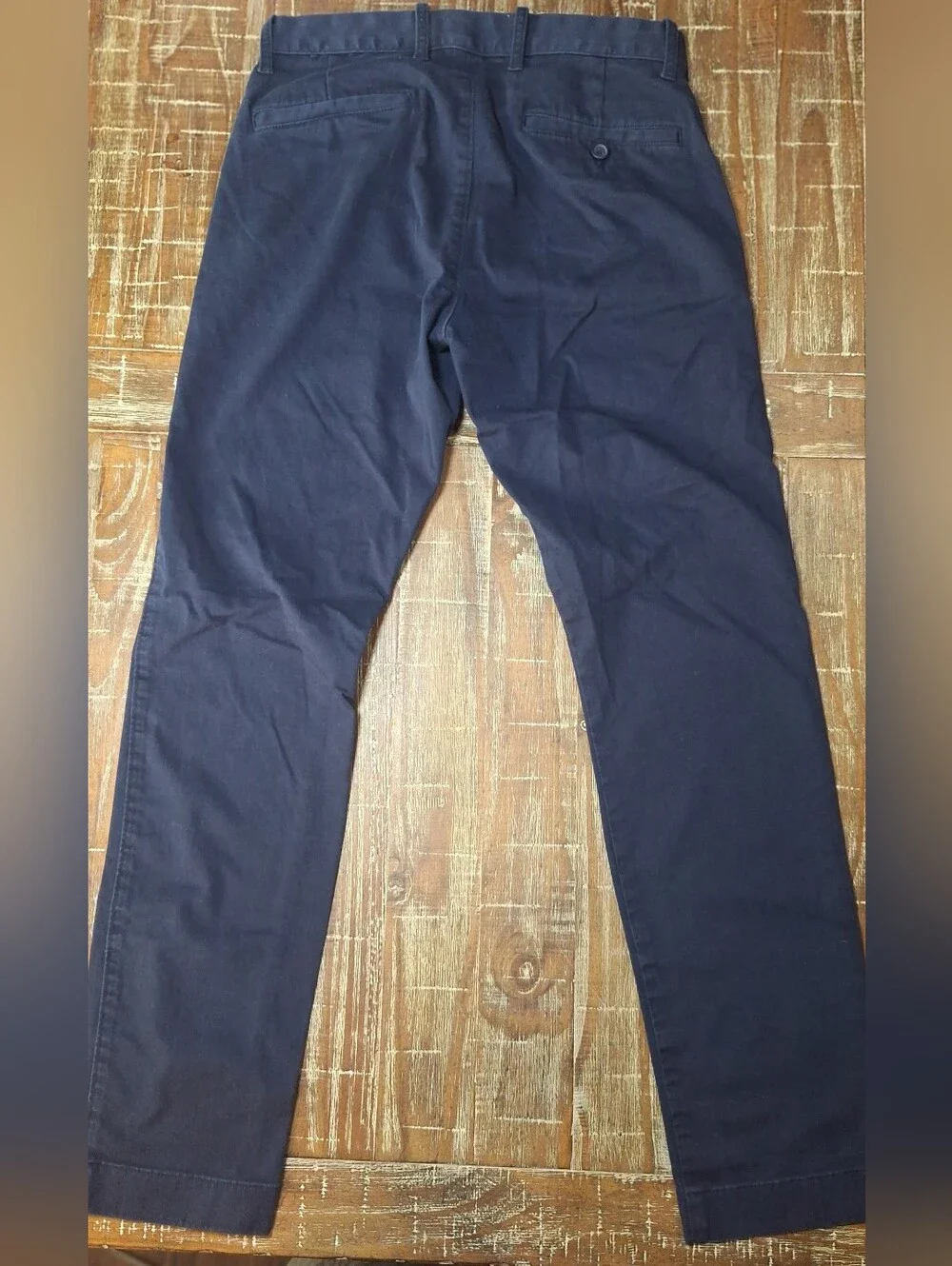 J. Crew Slim Fit Tech Pant Men's‎ 28X29(28x30 Tag)Flex Navy Blue Tapered Leg