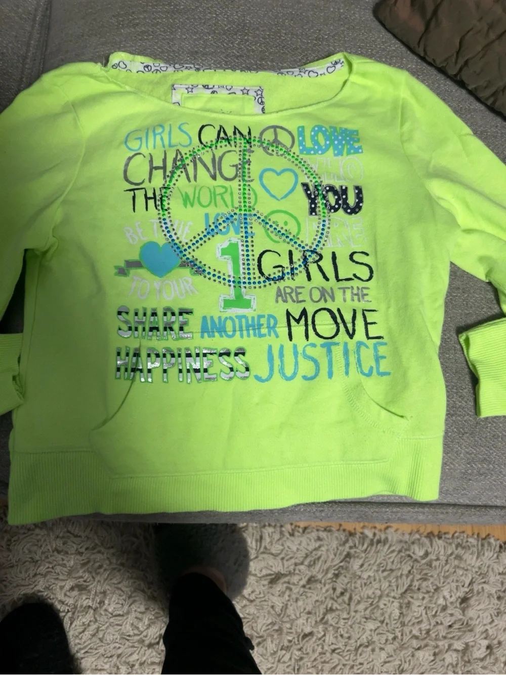 Justice bright lime