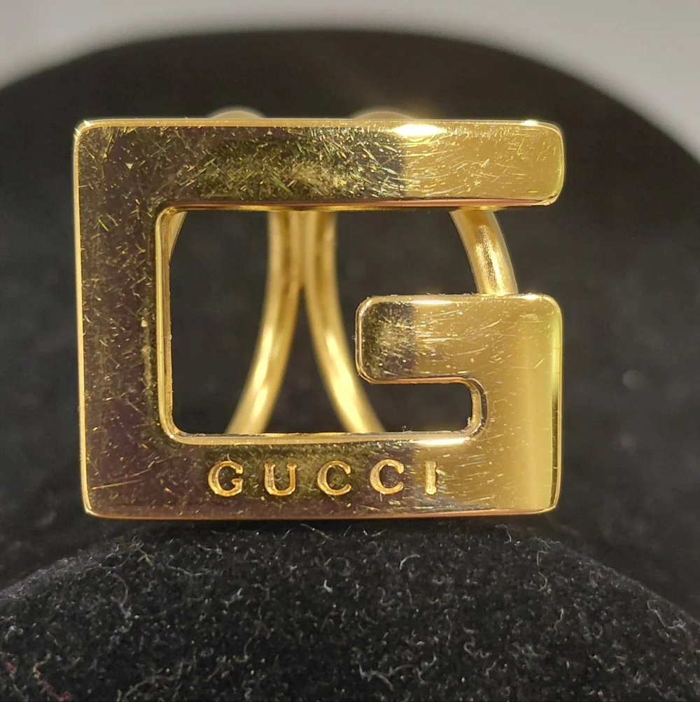 Gucci Gold Women's Scarf Ring