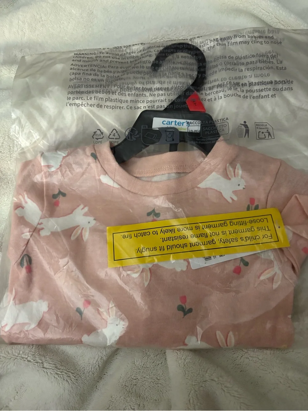 Carters soft pink