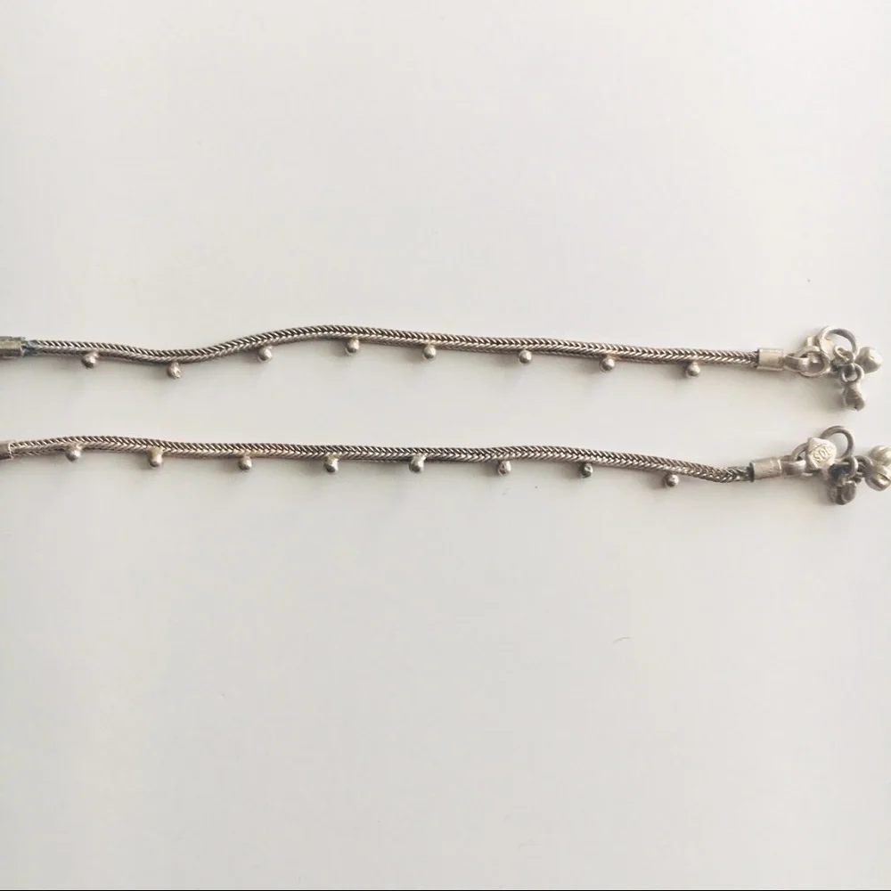 Indian Genuine Silver Anklets/Payal