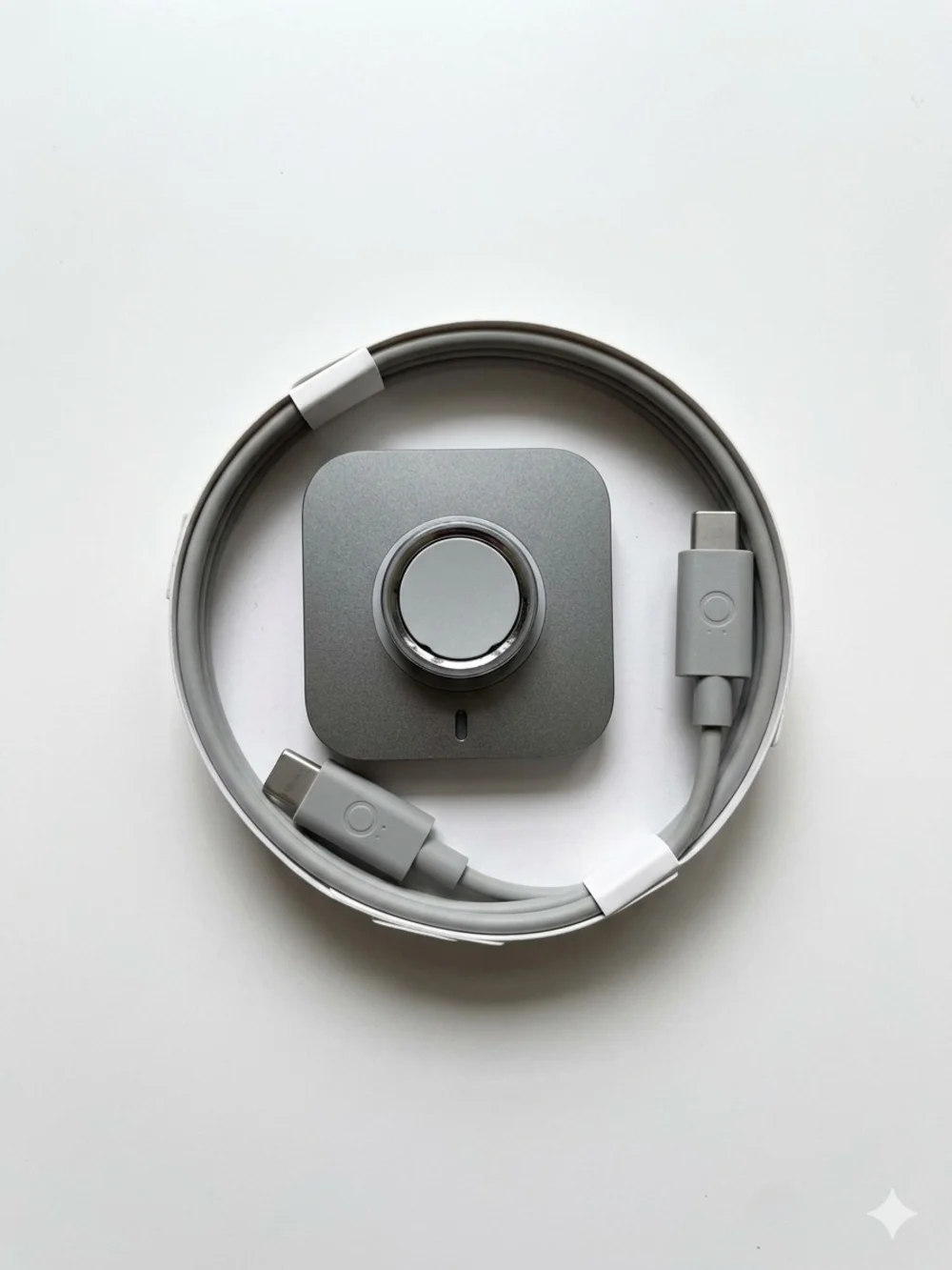Oura Ring Gray With Charging Dock And Cable