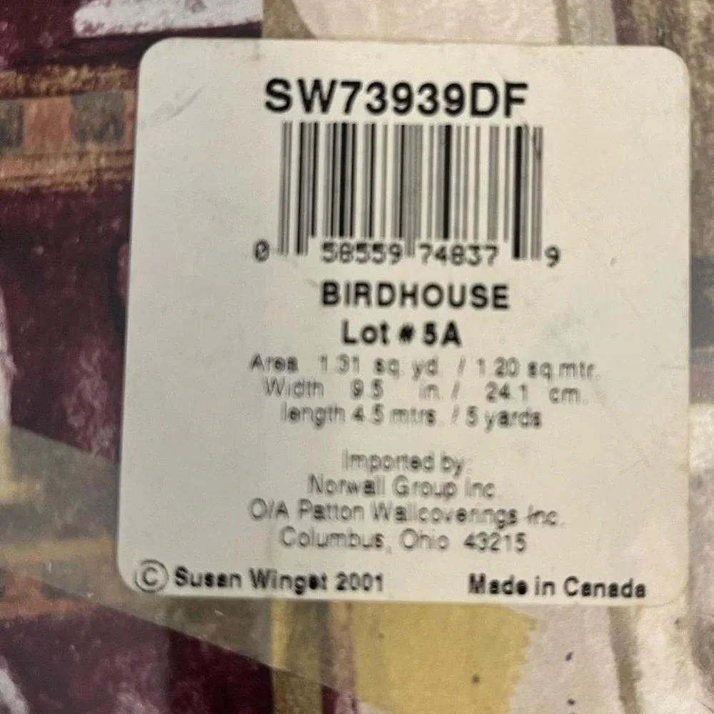 N/A birdhouse wallcoverings