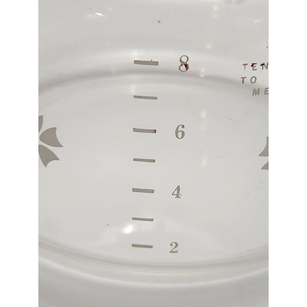 Vintage Mr.‎ Coffee Glass Replacement Pot Carafe 8-10 Cup White Daisy Flowers