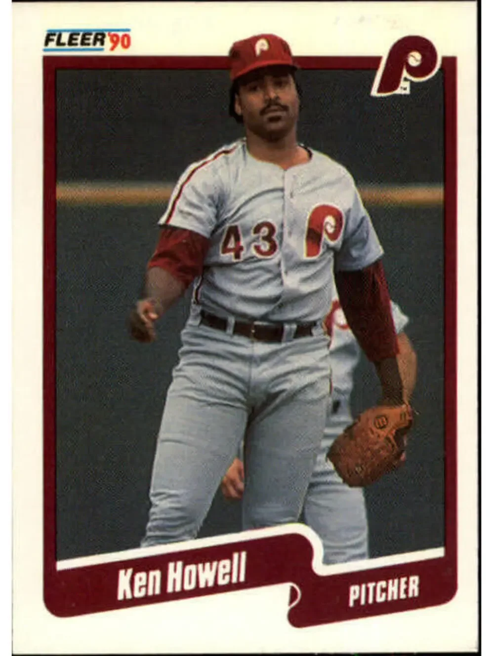 1990 Ken Howell Fleer Baseball Card #561