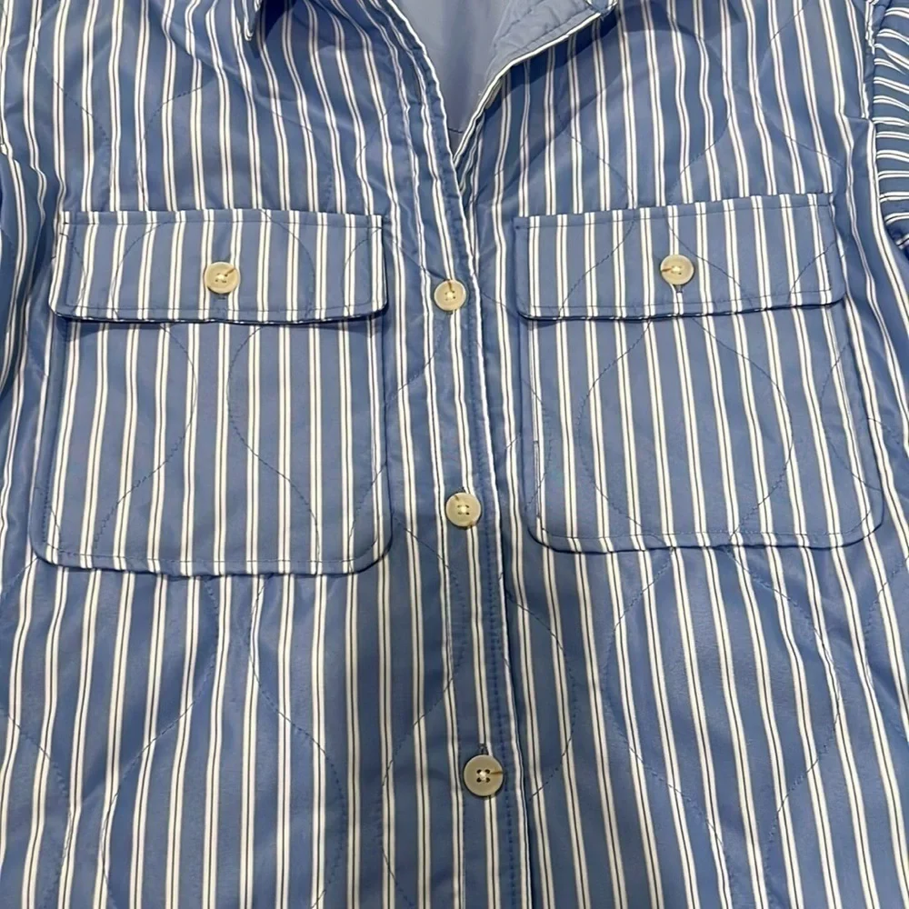 Zara striped quilted