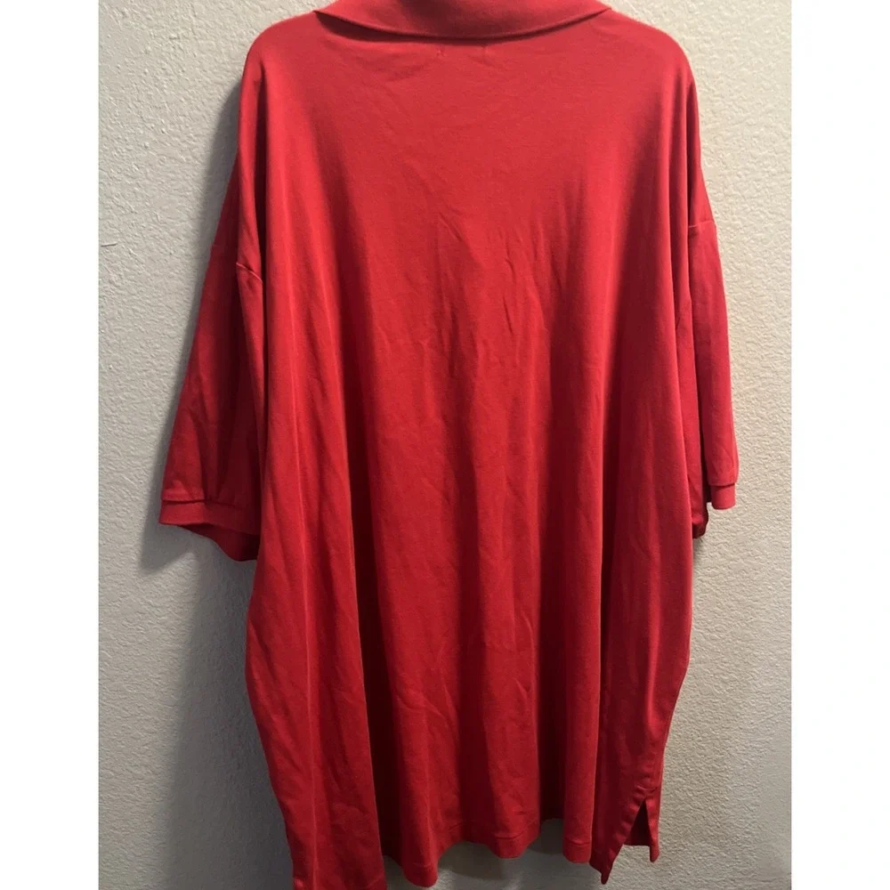 Polo Ralph Lauren Polo Shirt Men 3XB Big‎ Red Pima Interlock Flesh Pony Golf