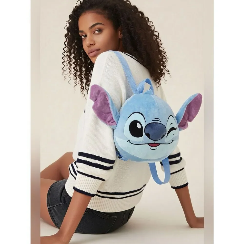 NWT Disney Girls LILO & Stitch Plush Backpack