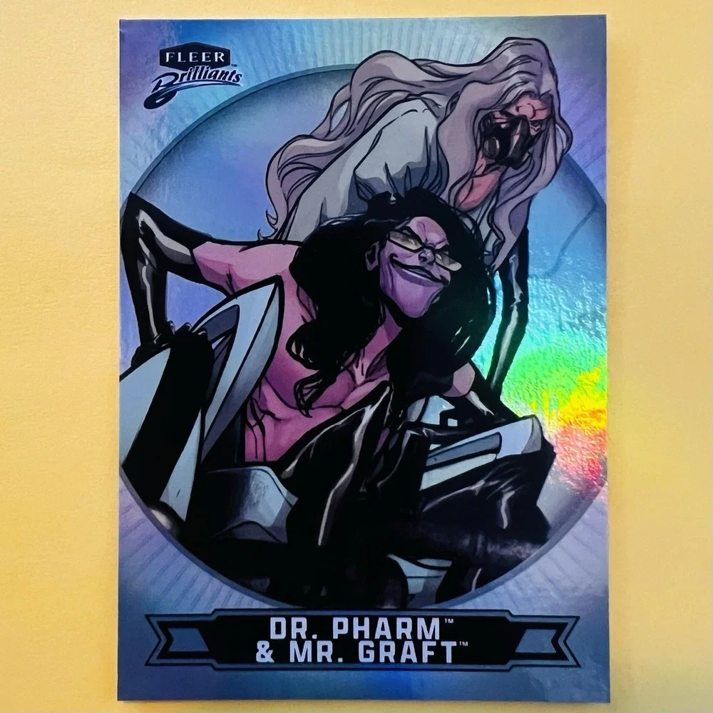 2025 Upper Deck Fleer Brilliants‎ Superman Dr. Pharm & Mr. Graft #90 Base DC