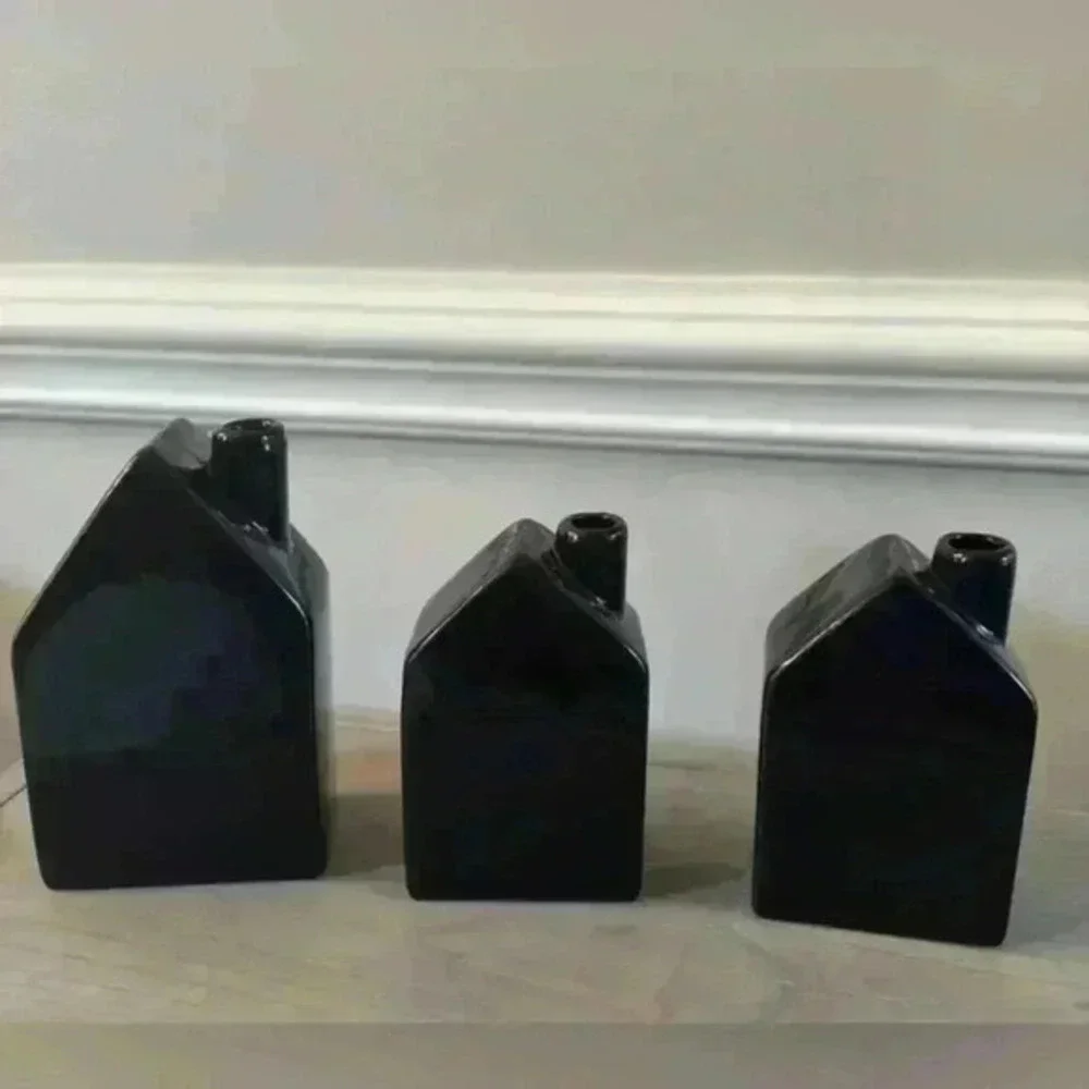 Halloween SPOOKY Bud Vase Set  Black Joann Place & Time‎