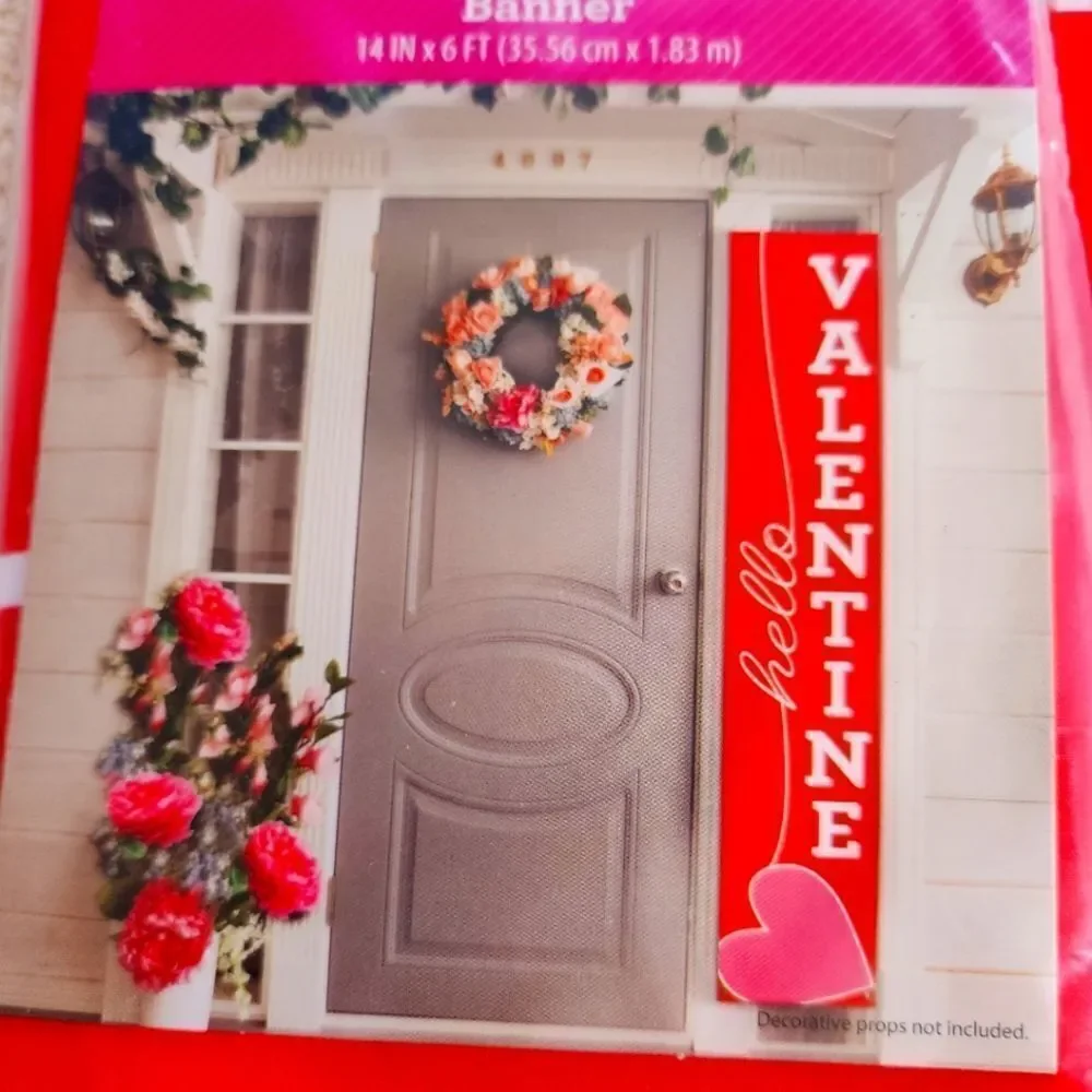 New valentine's Day Hello Valentine Door Banner