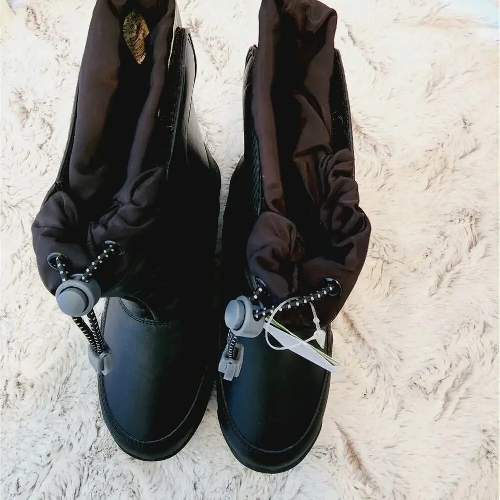Lands End rainboot receive leather						