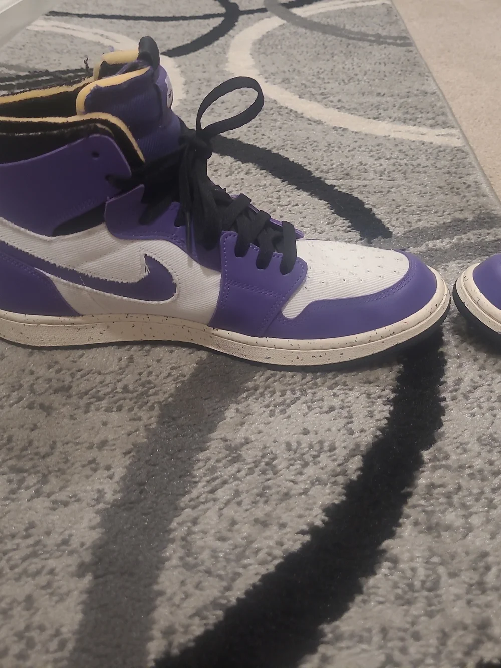 Air Jordan 1 High Zoom CMFT Basketball Crater Purple CT0978-501 US Men Size 11