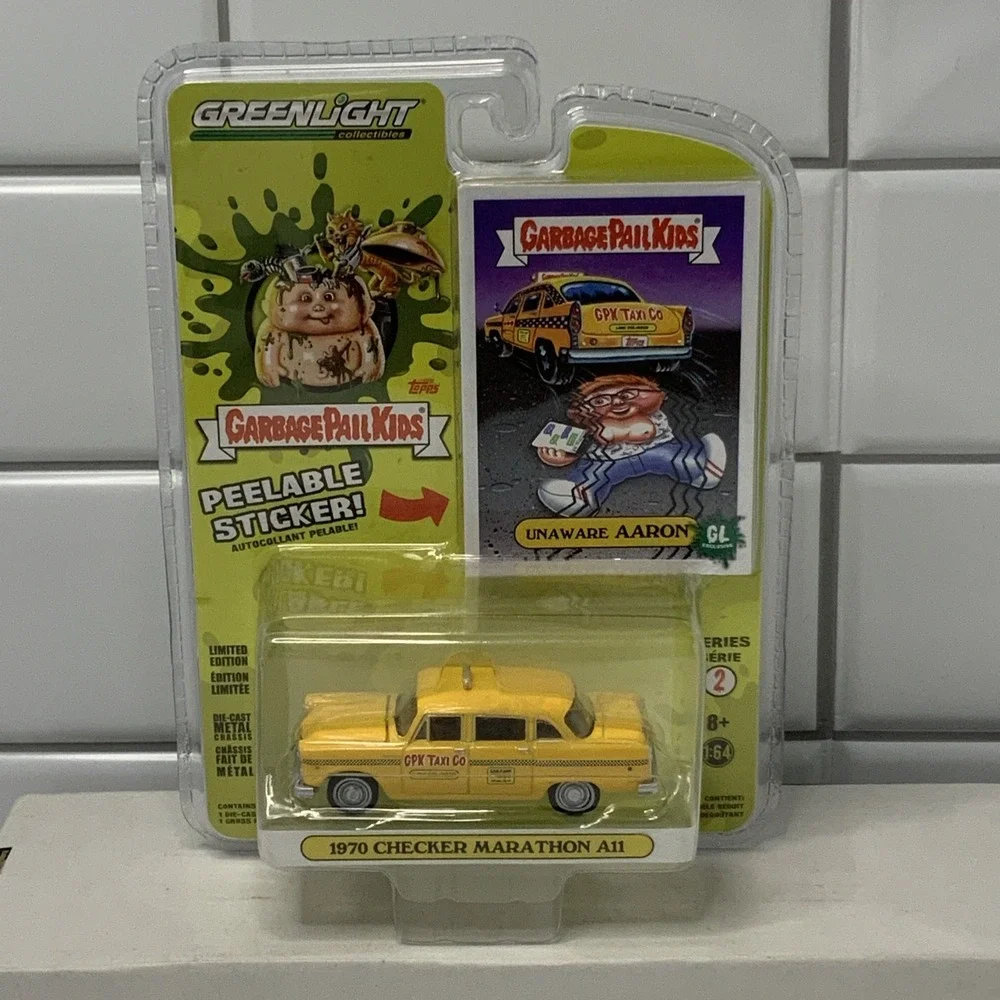 Garbage Pail Kids - Greenlight 1970 - Checker Marathon A11 Unaware Aaron‎ CHASE