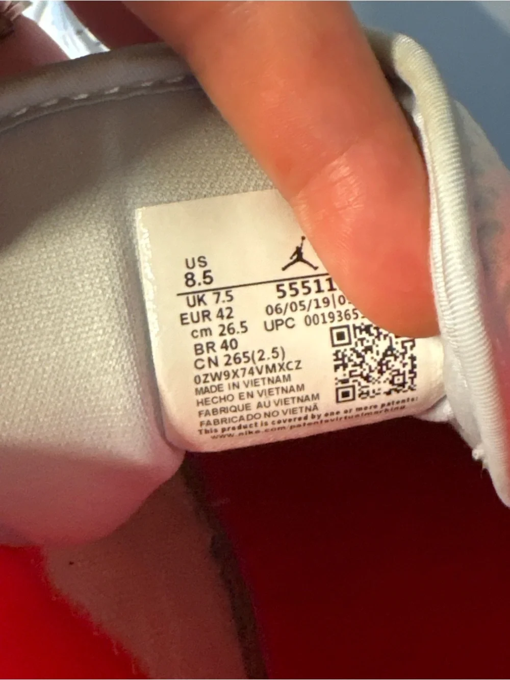 Jordan high top