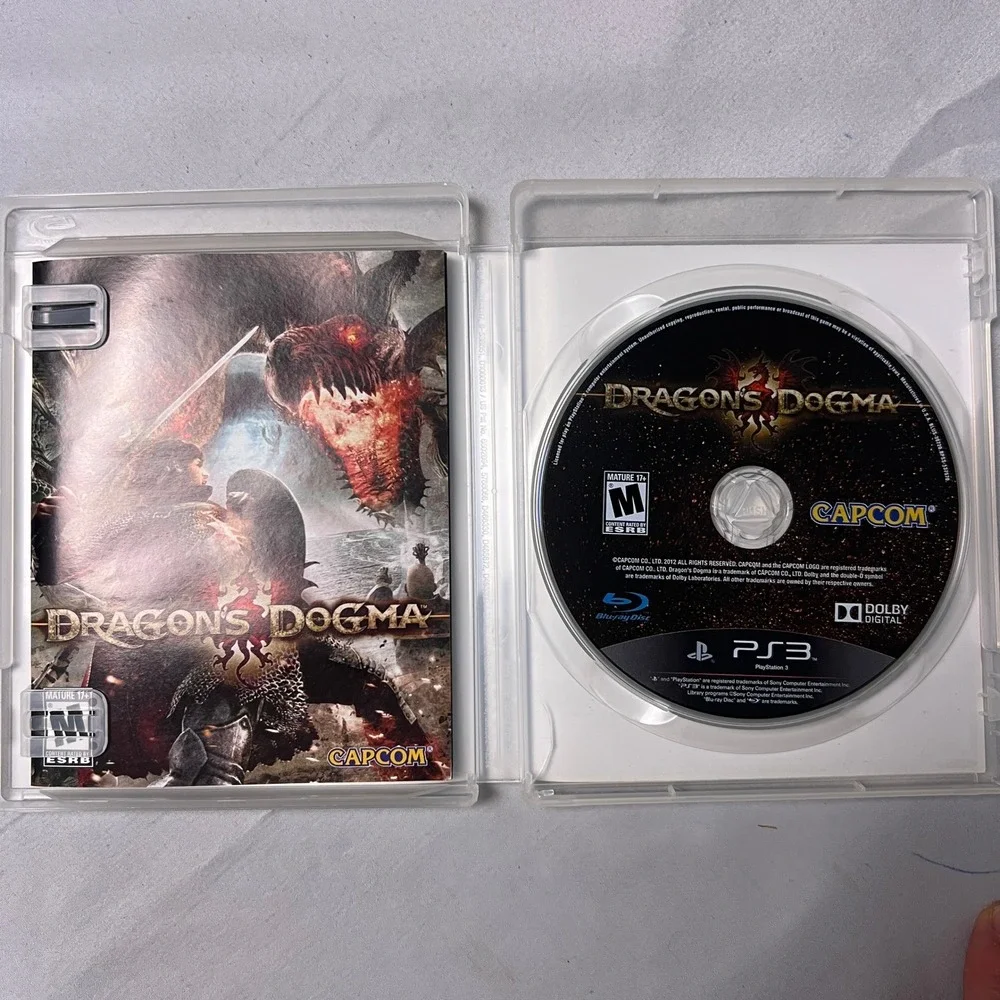 Capcom Dragon's Dogma PS3 Game Complete Action RPG Adventure‎ Playstation 3