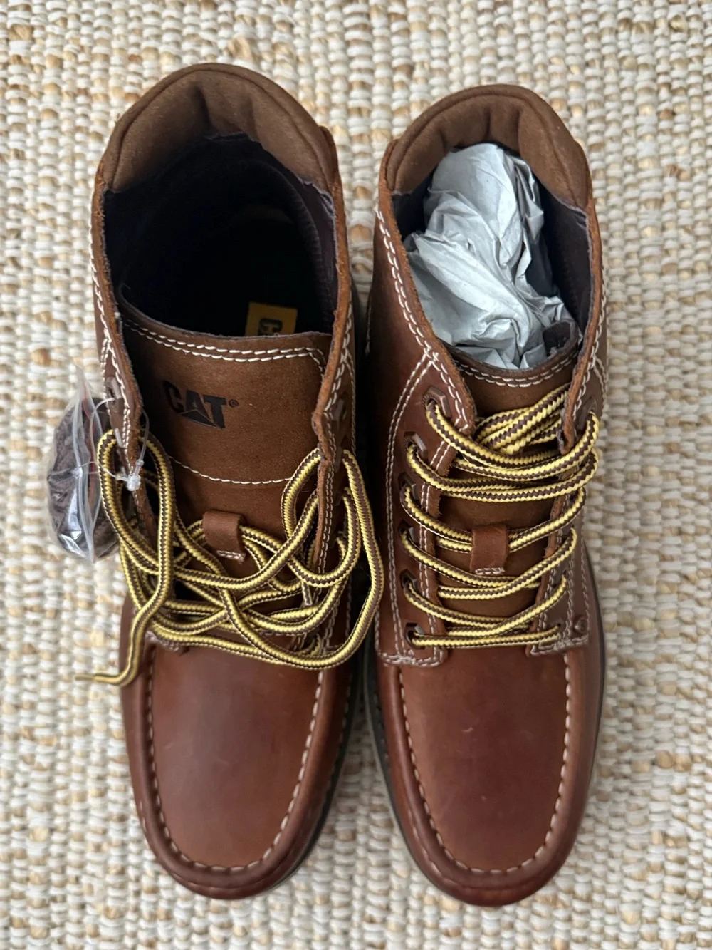 Caterpillar sturdy leather