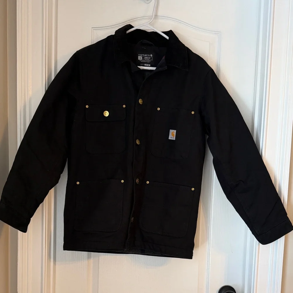 Carhartt WIP Michigan Chore Coat Winter 100% Cotton Blanket Lined Canvas Small