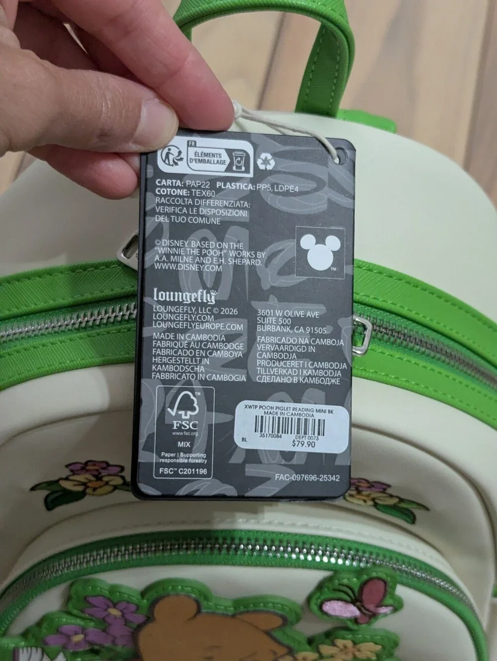 Loungefly nwt disney