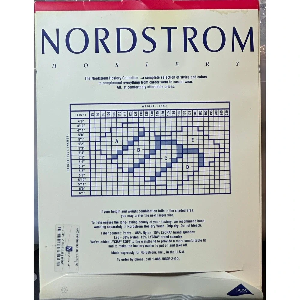 Nordstrom lycra sheer