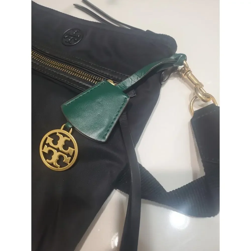 Tory Burch Nylon Messenger Bag Black