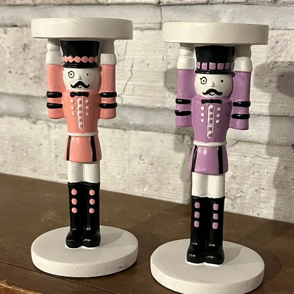 Partylite Nutcracker Just Desserts Tealight‎ Pair Pastel Christmas
