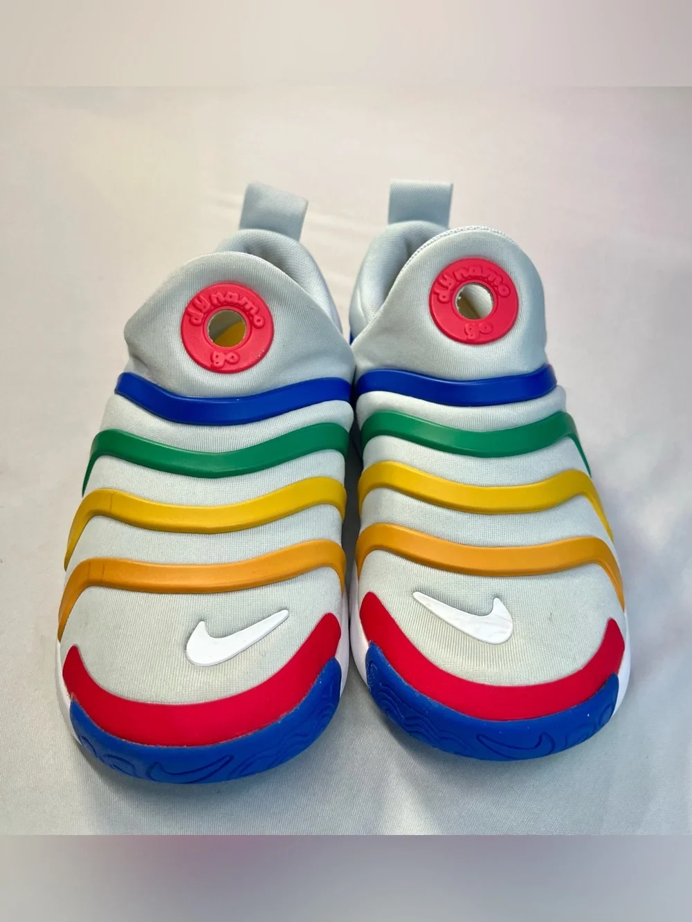 Nike Kids' Dynamo Go Flyease Shoes Sneakers Aura Multi Slip-On - 13