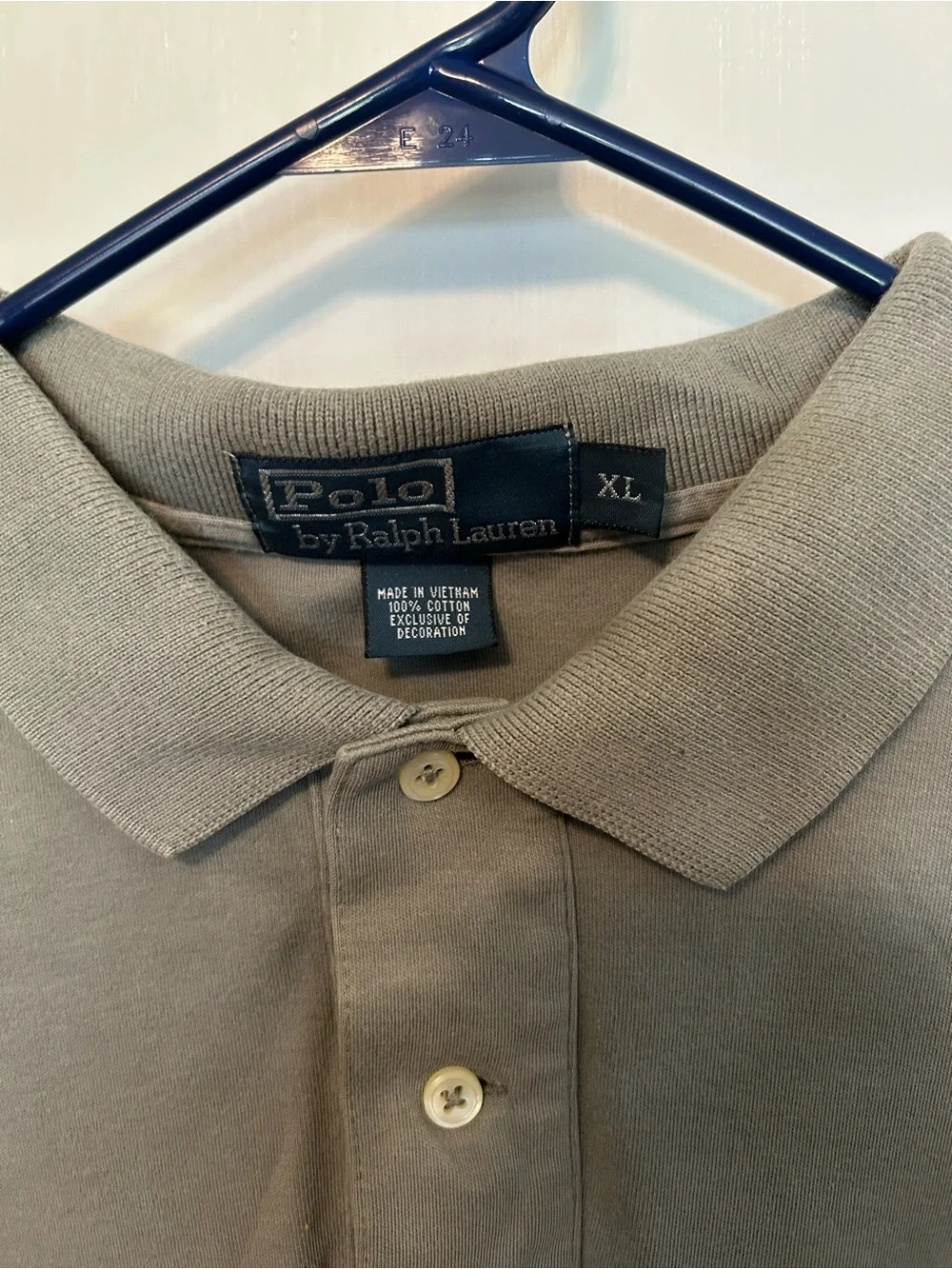 Ralph Lauren Men’s Gray Polo with Lime Pony