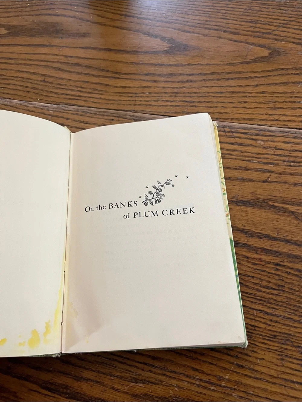 Vintage laura Ingalls hard cover book classic blue soft