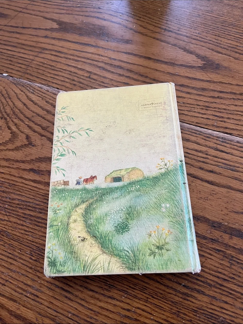 Vintage laura Ingalls hard cover book charming pastel