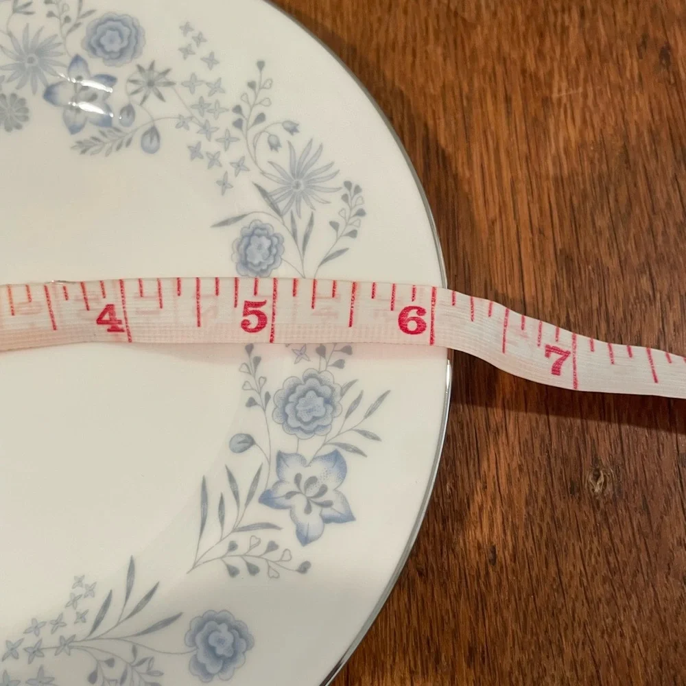 Vintage Wedgwood Belle Fleur Bone China Dessert Plates - 6 inch - Set of 6