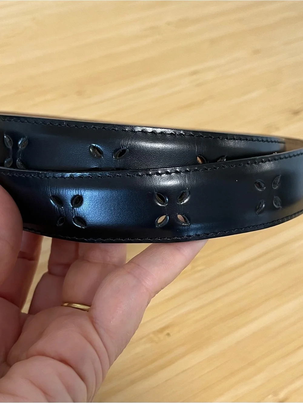 Talbots polished black