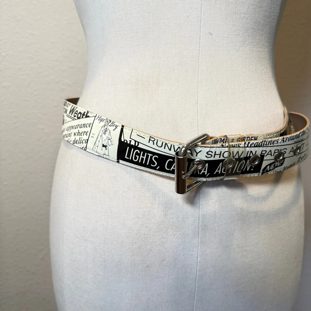 Unbranded newspaper print