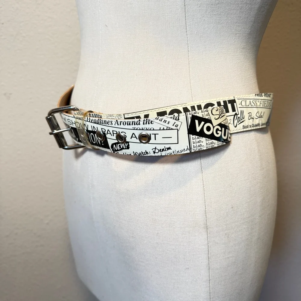 Unbranded newspaper print