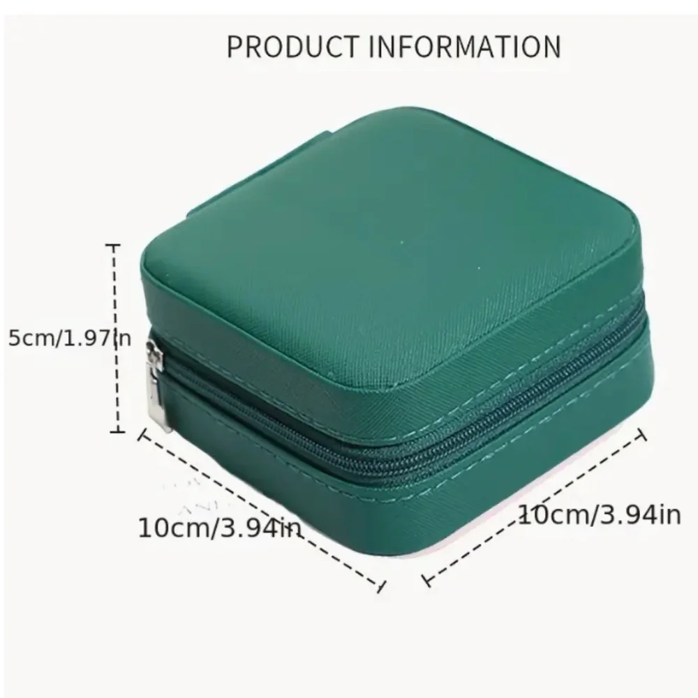 Travel Jewelry Box, Compact, Portable, Zip Secure NEW