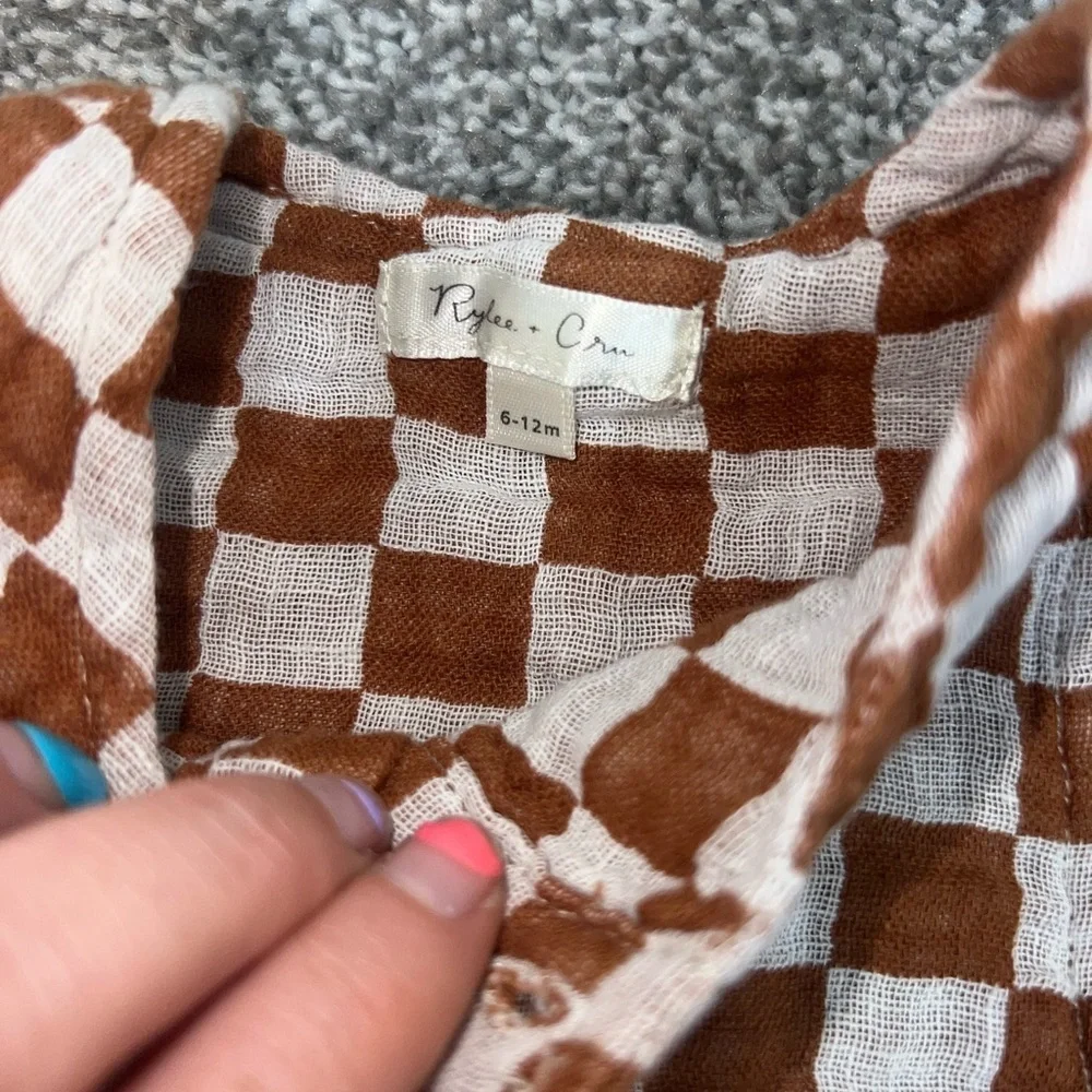 Rylee + Cru adorable checkered