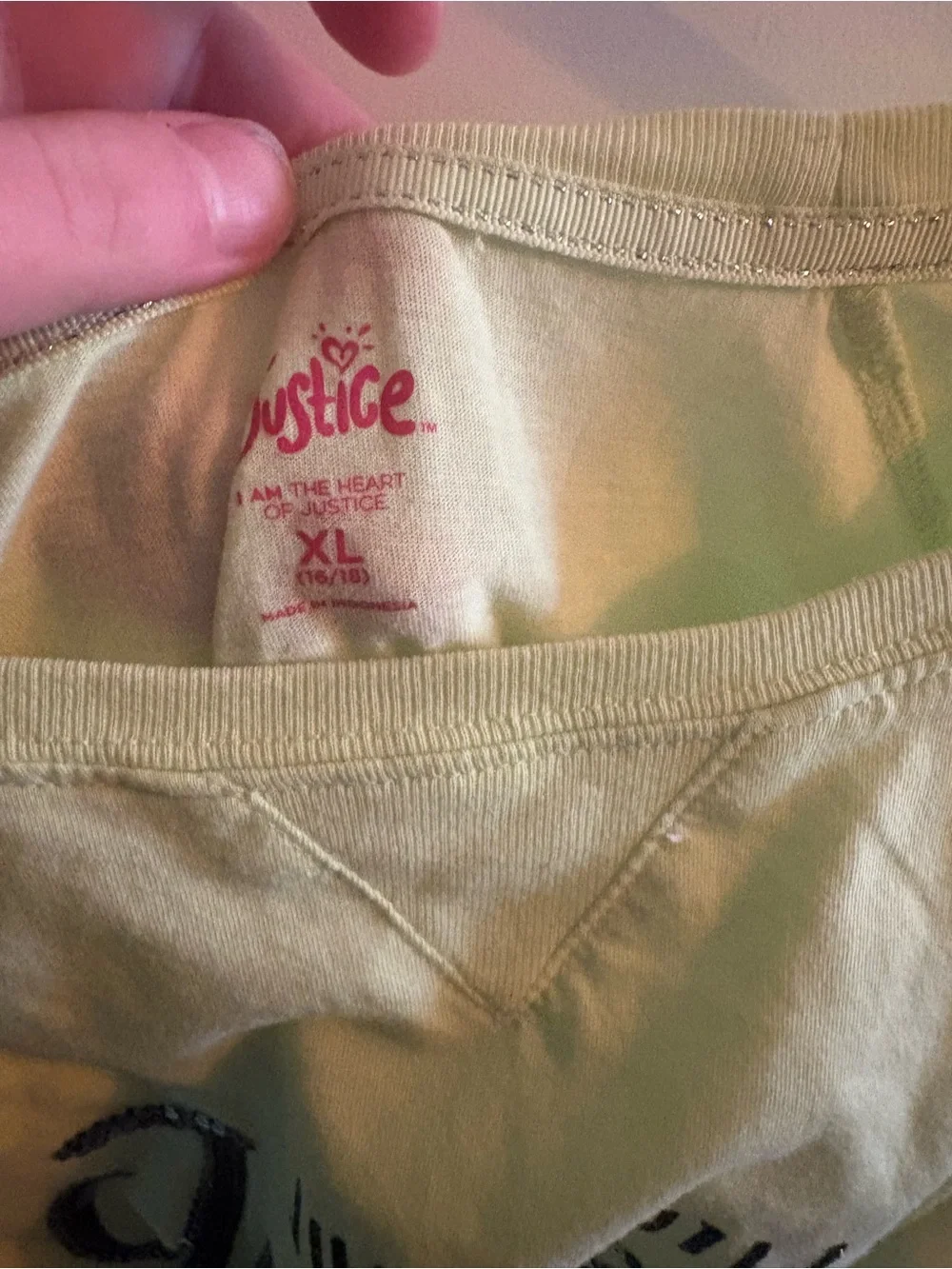 Justice soft crew cropped