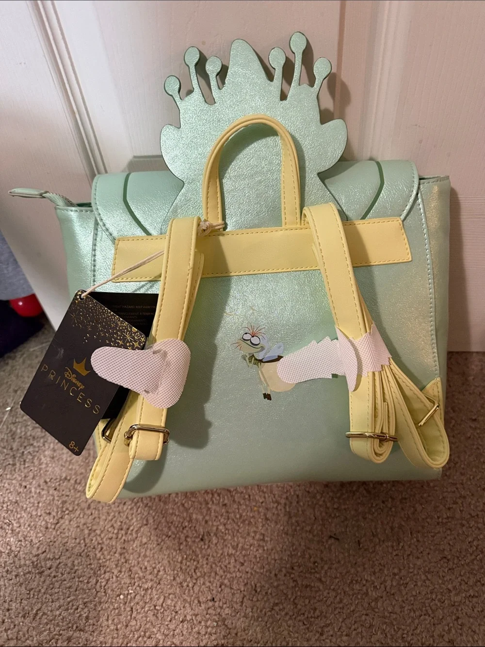 Loungefly Mint Green & Yellow Jeweled Mini Backpack