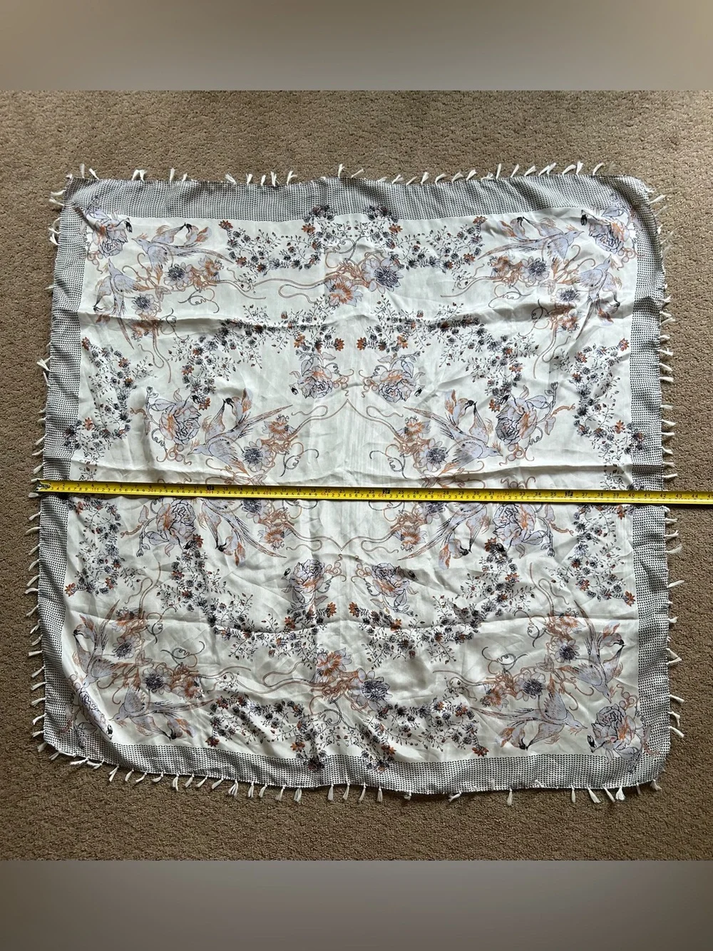 Anthropologie Vismaya Silk Scarf New