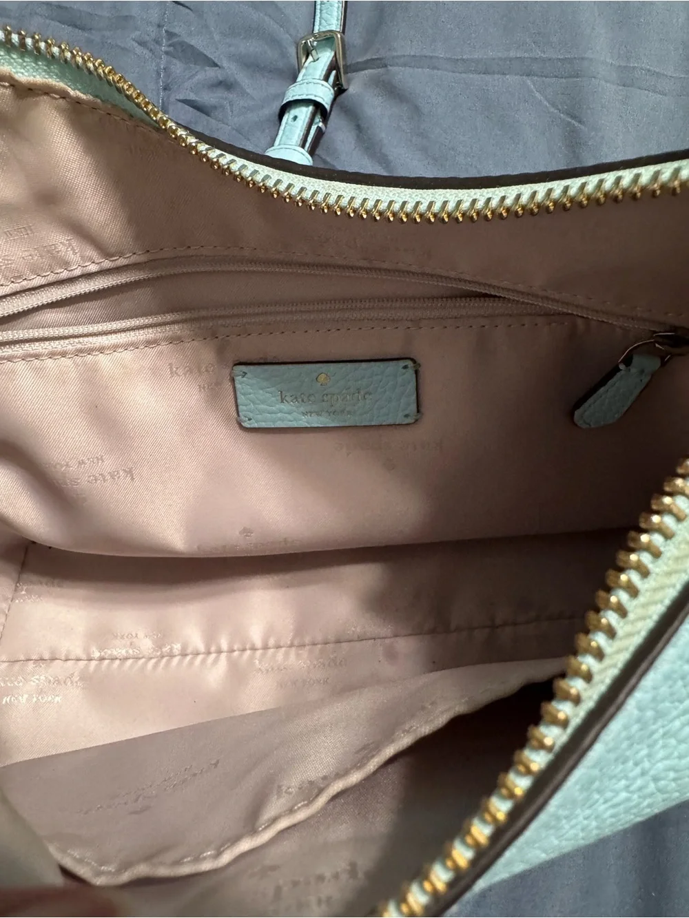 kate spade pebbled leather