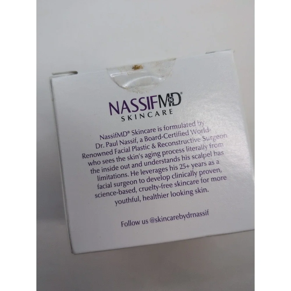 SEALED NEW🥰NassifMD Dermaceuticals Skin Barrier Cream Calm Hydrate Protect 2oz