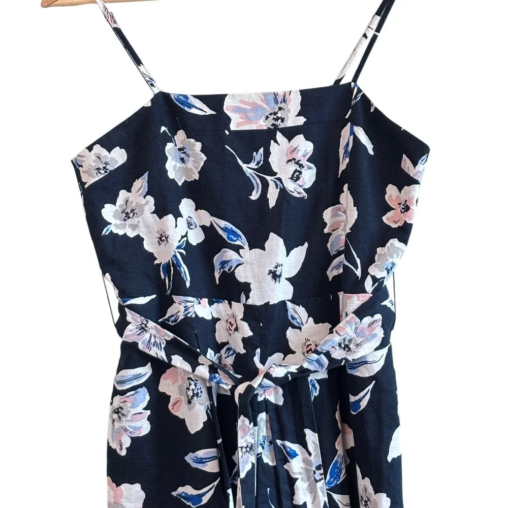 Banana Republic floral jumpsuit